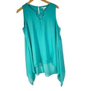 Est 1946 Sleeveless Aqua Tunic